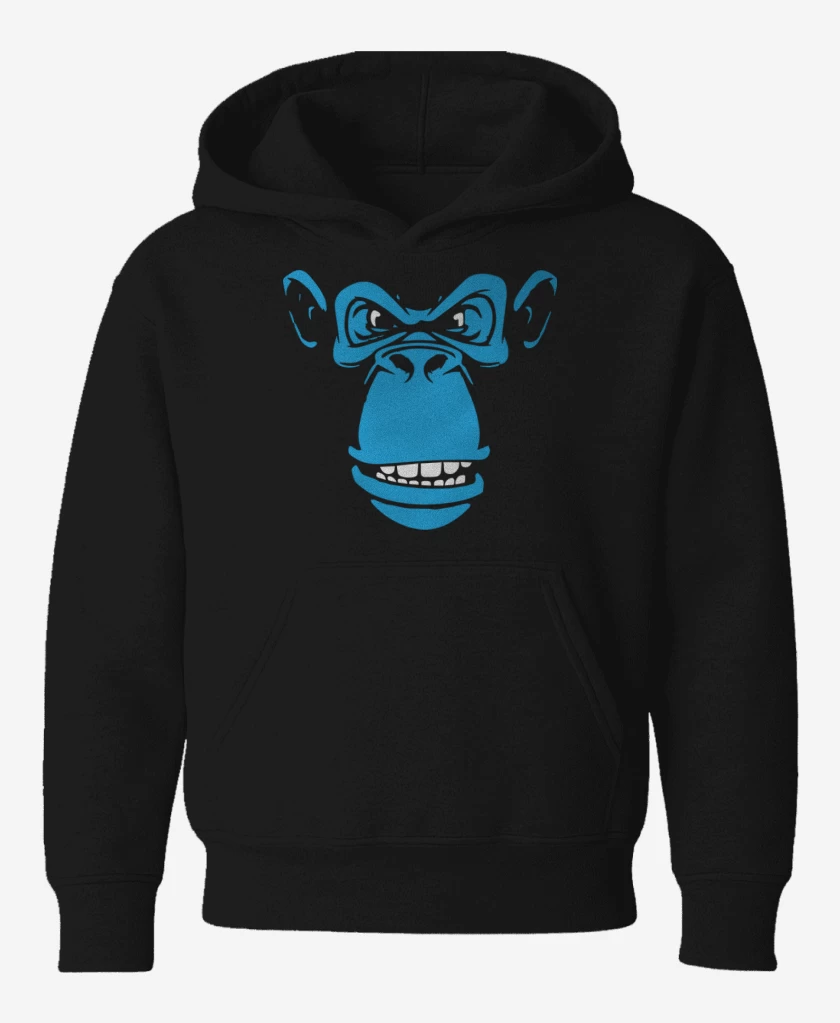 Poleron de niño Negro de Mono