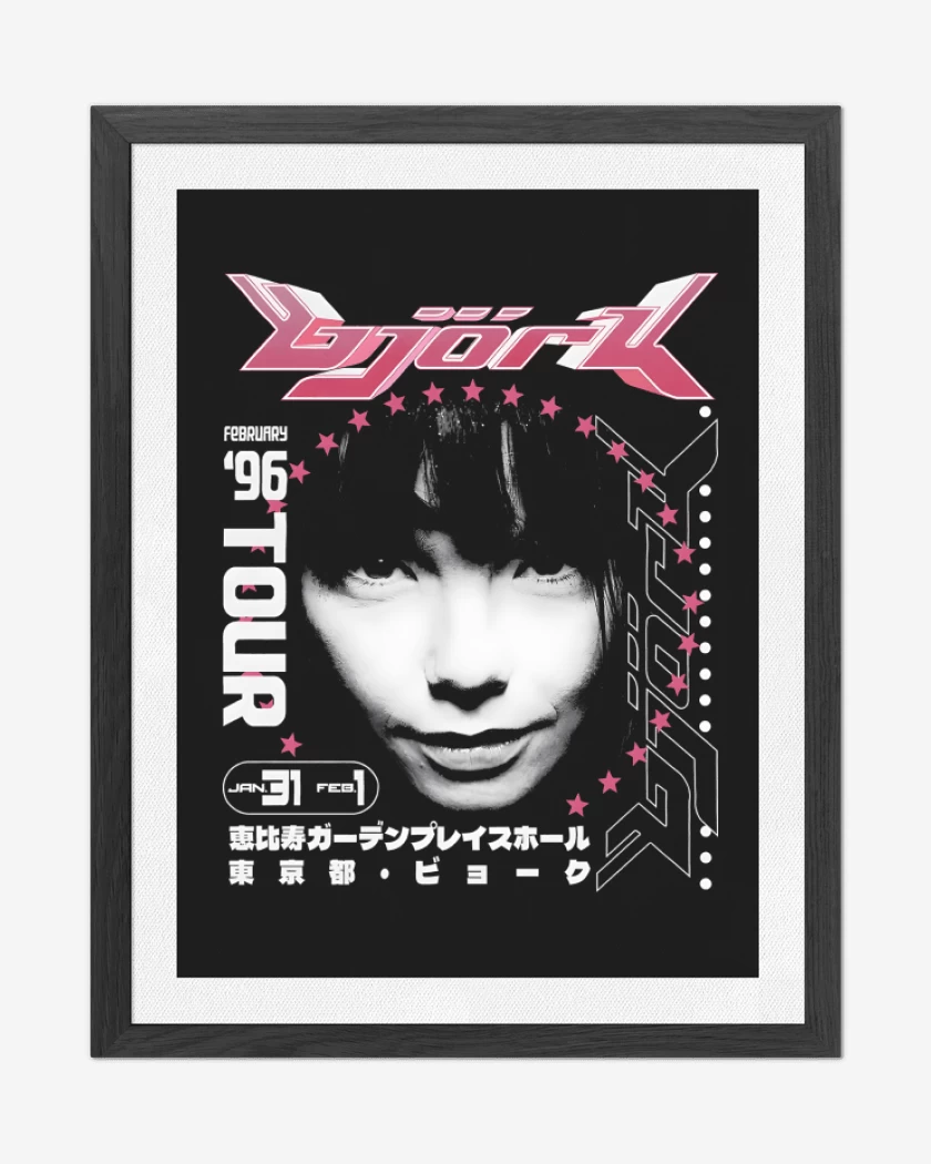 Cuadro decorativo Negro de Bjork 96