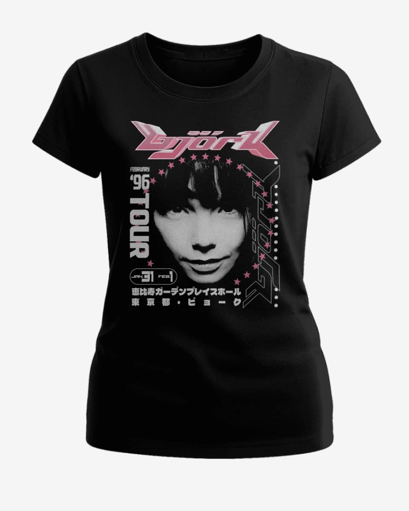 Polera de Mujer Negro de Bjork 96