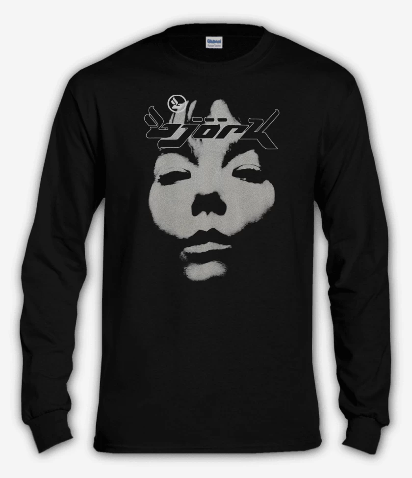 Polera manga larga Negro de Bjork II