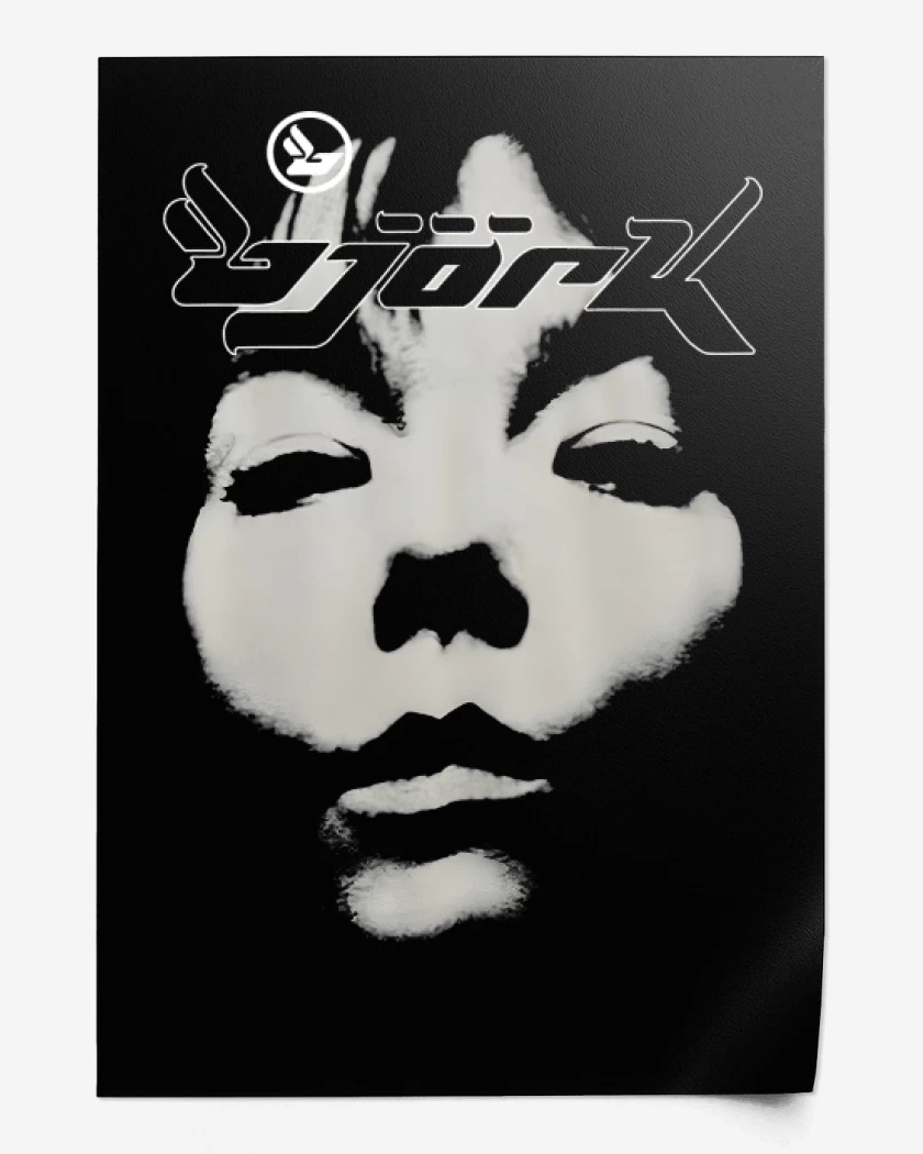 Print Negro de Bjork II