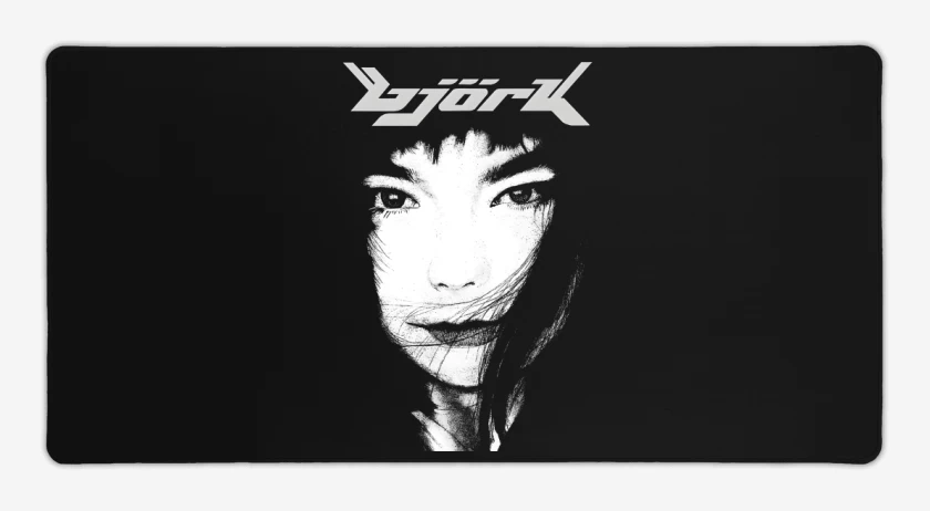 Mouse pad Gamer Negro de Bjork III