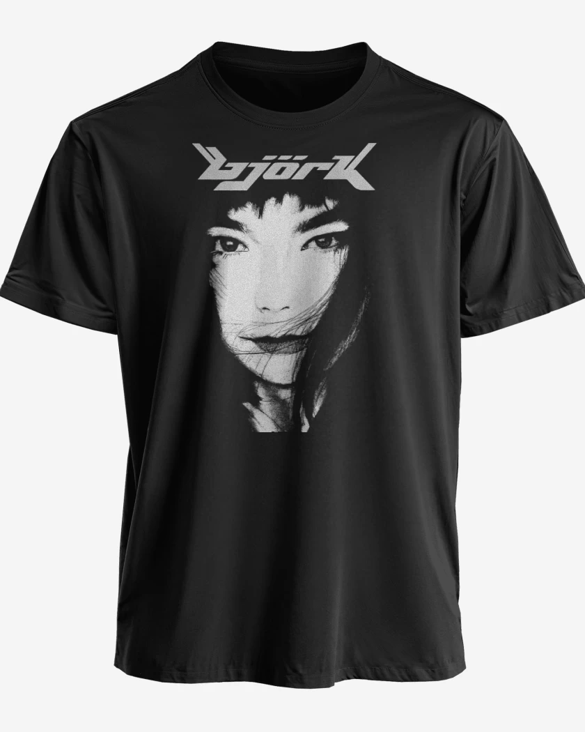 Polera premium Negro de Bjork III