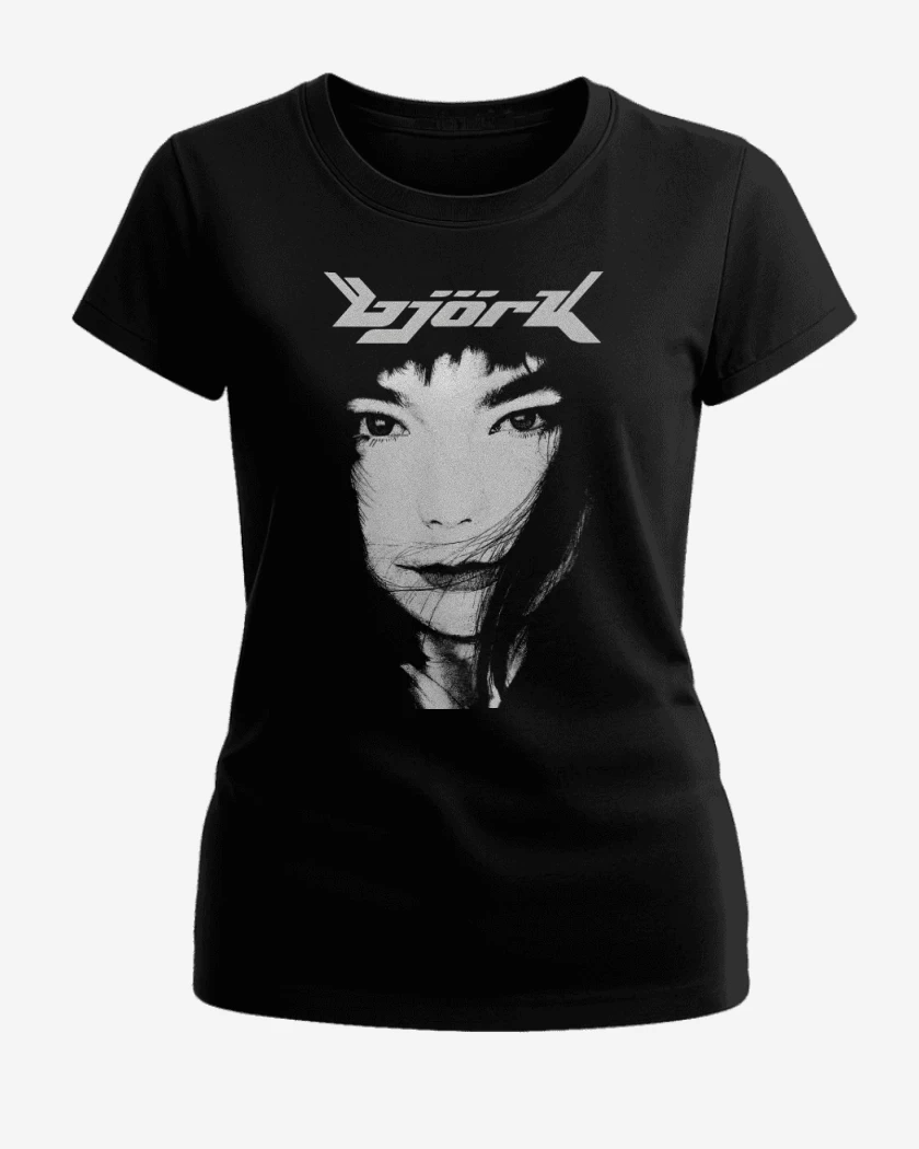 Polera de Mujer Negro de Bjork III