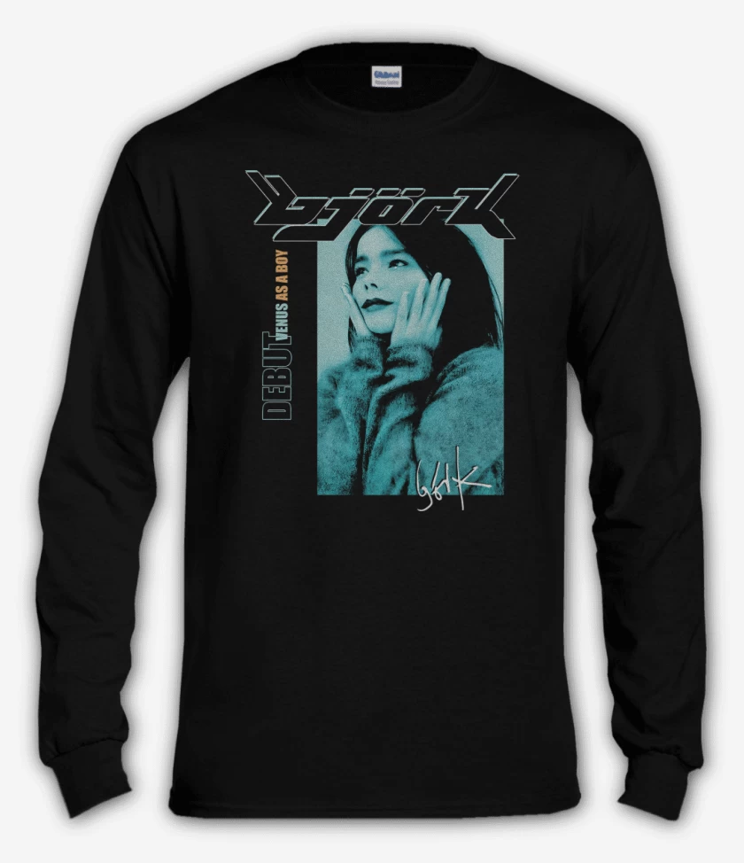 Polera manga larga Negro de Venus As A Boy
