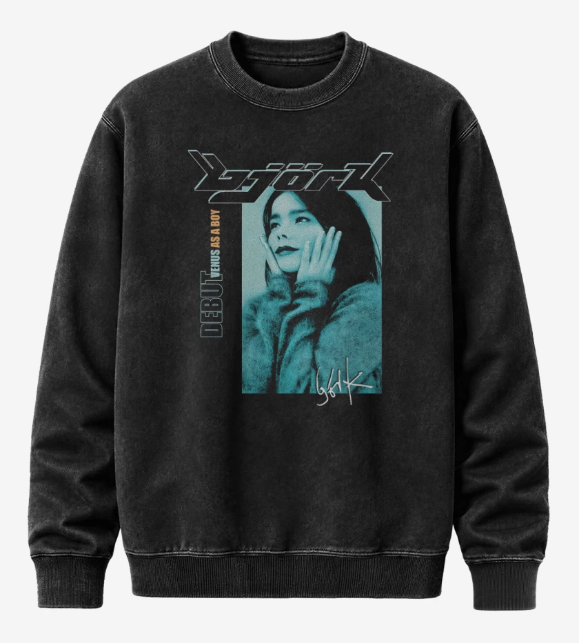 Poleron Polo Acid Wash Negro de Venus As A Boy