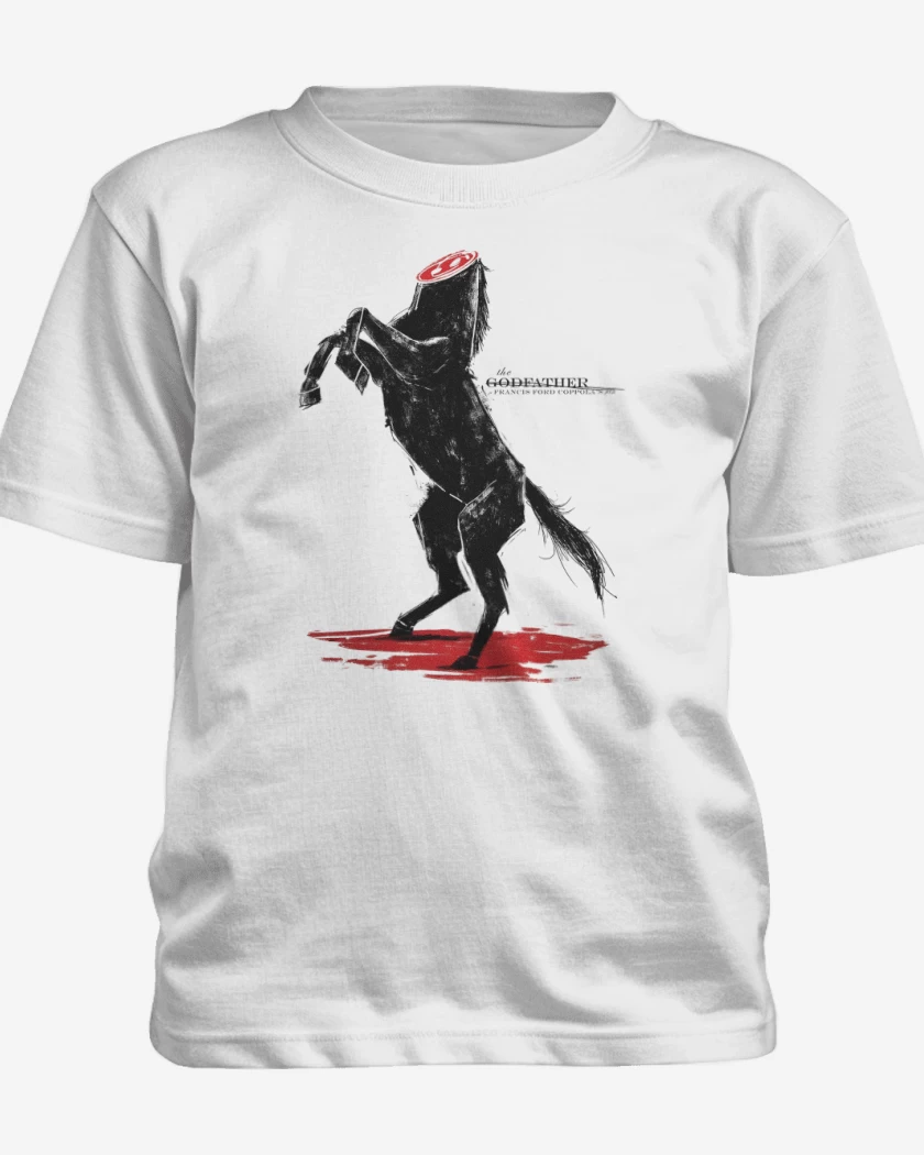 Polera de niño Blanco de The Godfather Horse