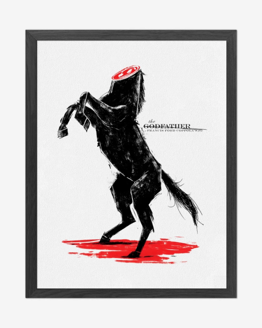 Cuadro decorativo Blanco de The Godfather Horse