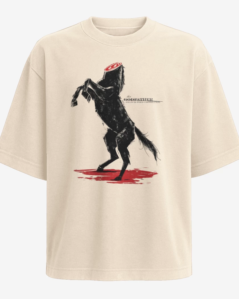 Polera Oversize Beige de The Godfather Horse