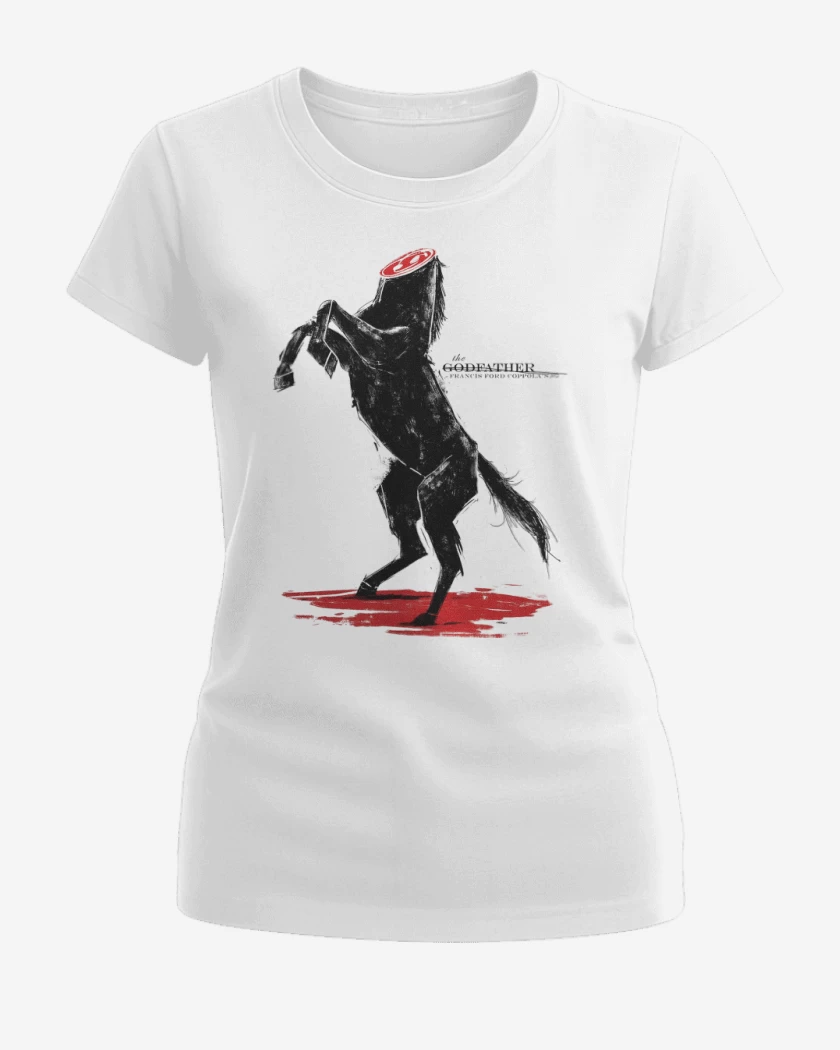 Polera de Mujer Blanco de The Godfather Horse