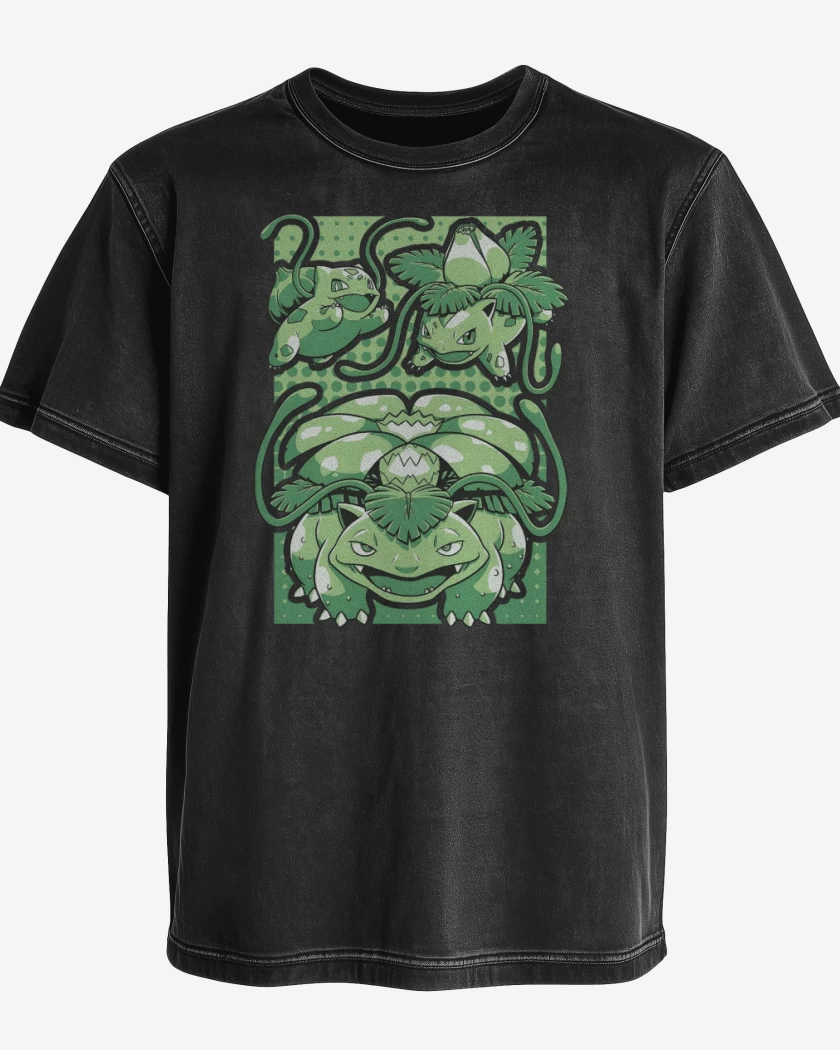 Polera desgastada Saur Evolution