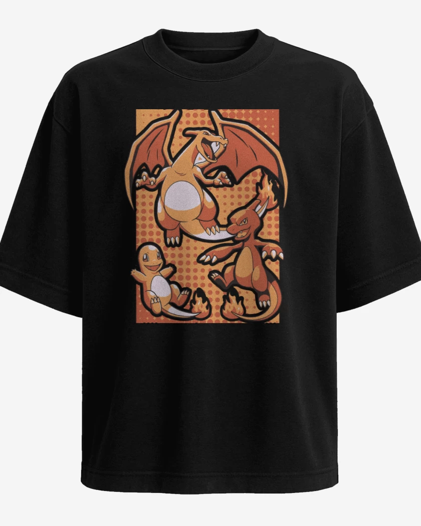 Polera Oversize Char Evolution