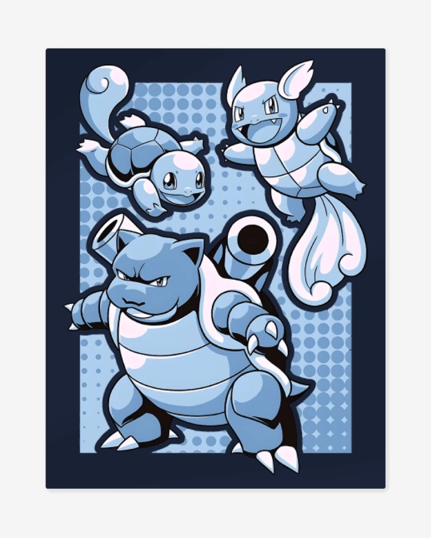 Print metalico Azul Marino de Tortle Evolution