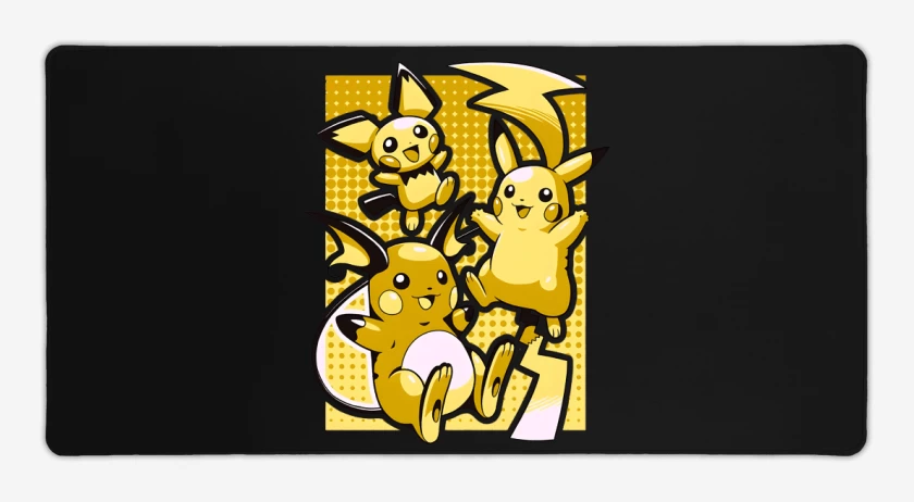 Mouse pad Gamer Pika Evolution