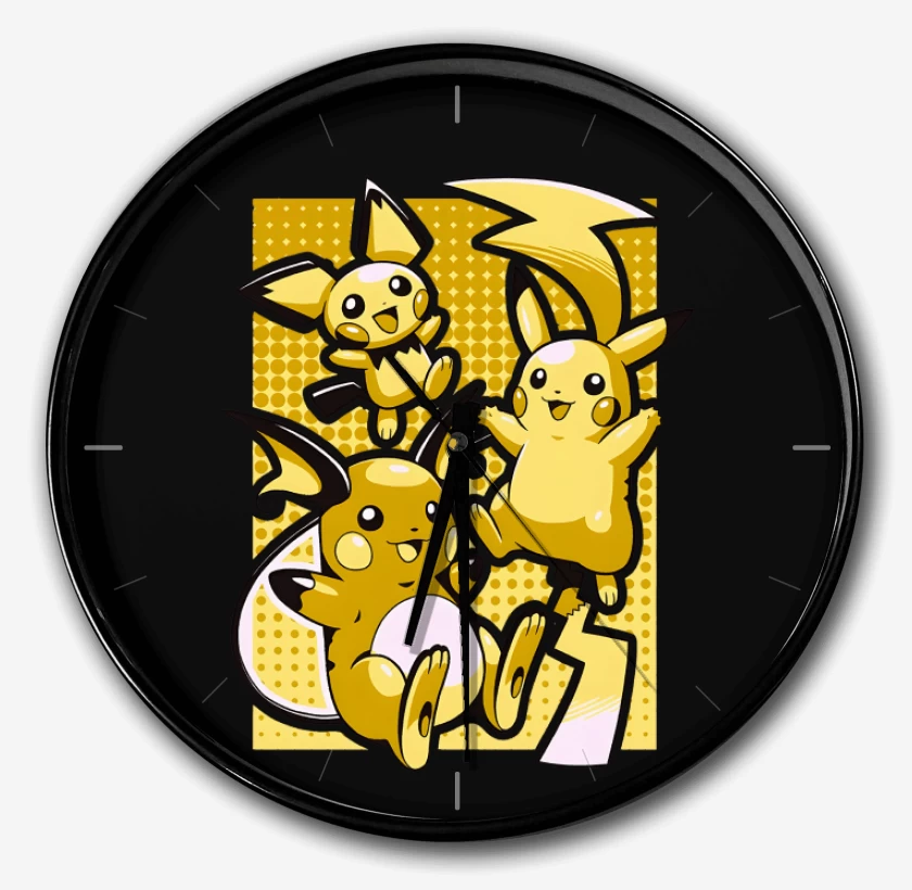 Reloj Negro de Pika Evolution