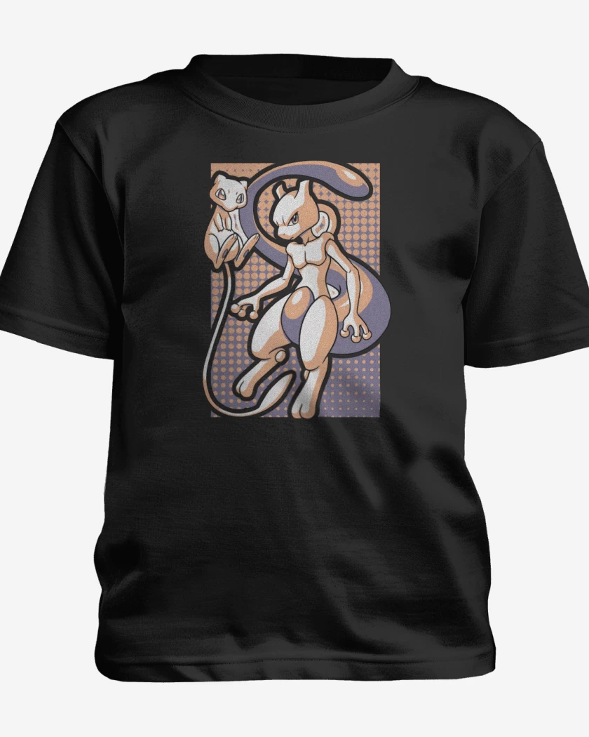 Polera de niño Mew & Mewtwo
