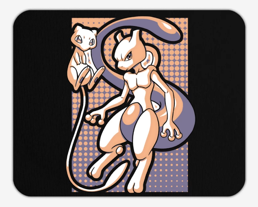 Mousepad Mew & Mewtwo