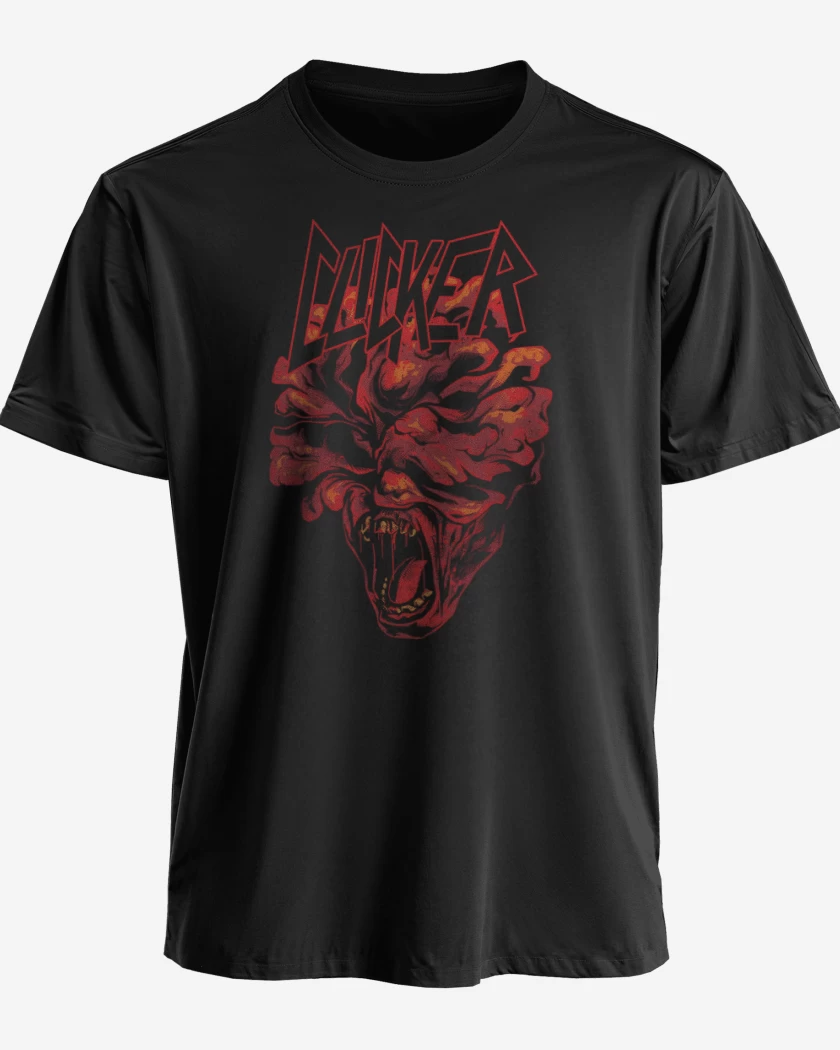 Polera Negro de Clicker Slayer