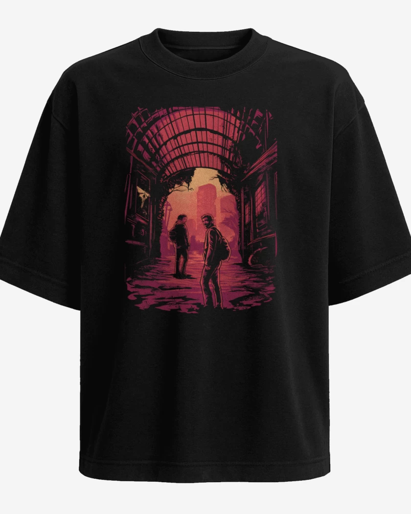 Polera Oversize Sobreviviendo a las Luciernagas 