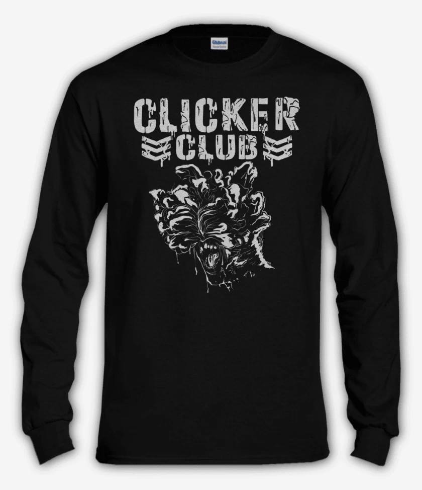 Polera manga larga Negro de Clicker Club