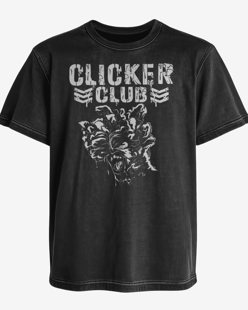 Polera desgastada Clicker Club