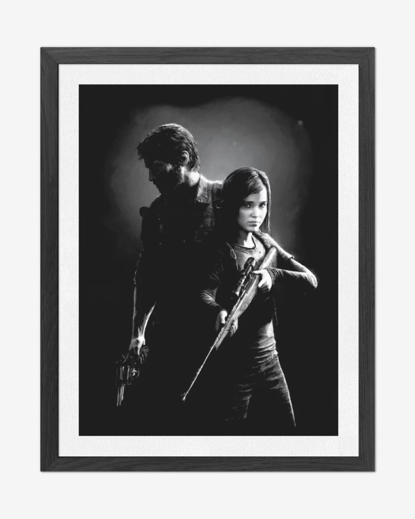 Cuadro decorativo Negro de TLOU 