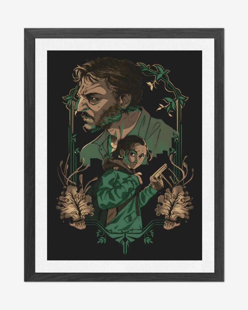 Cuadro decorativo Negro de TLOU Serie