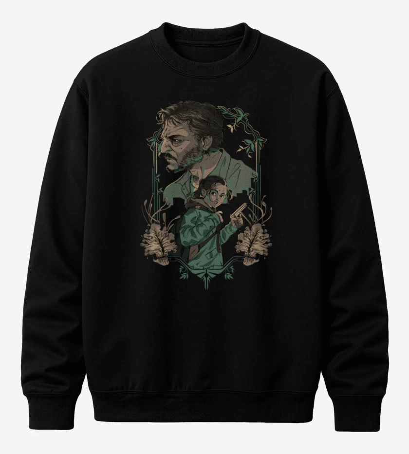 Poleron polo Negro de TLOU Serie