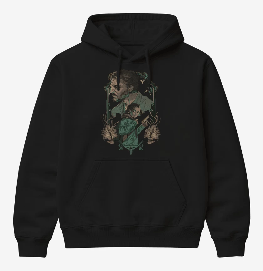Poleron Canguro básico Negro de TLOU Serie