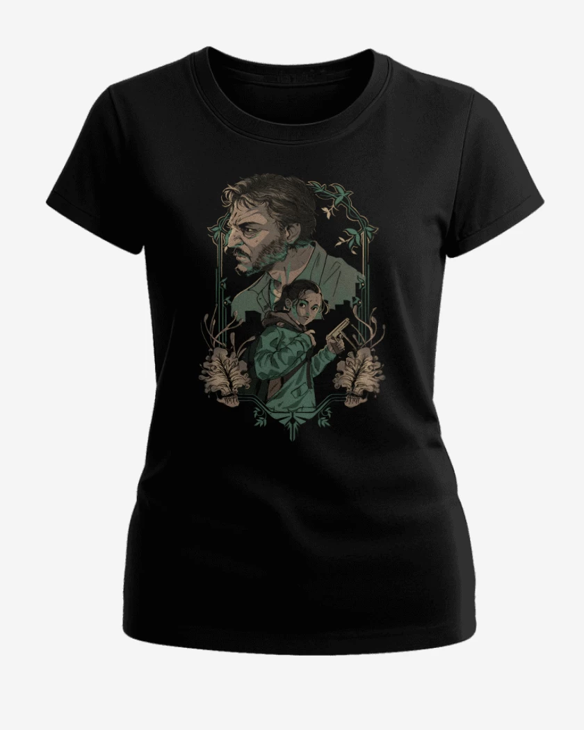 Polera de Mujer Negro de TLOU Serie