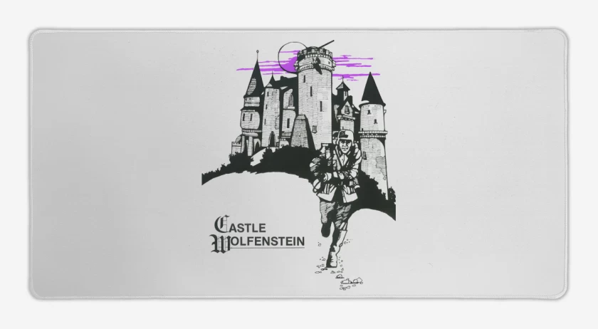 Mouse pad Gamer Blanco de Castle Wolfenstein
