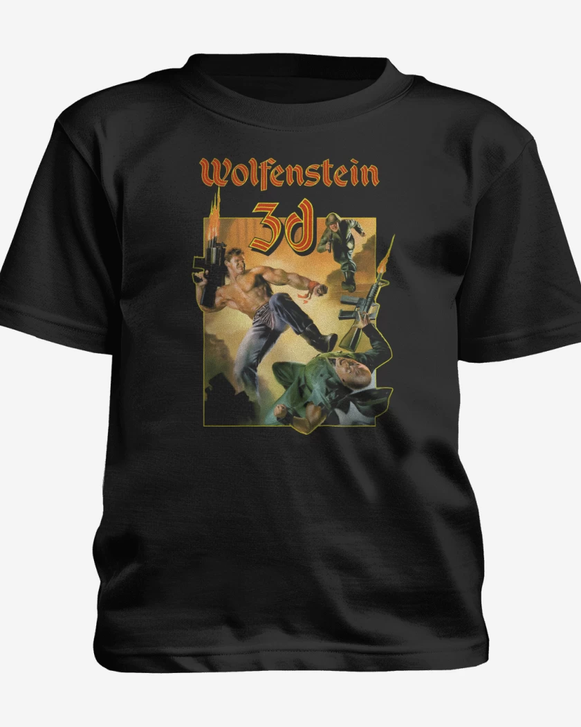 Polera de niño Negro de Wolfenstein 3D