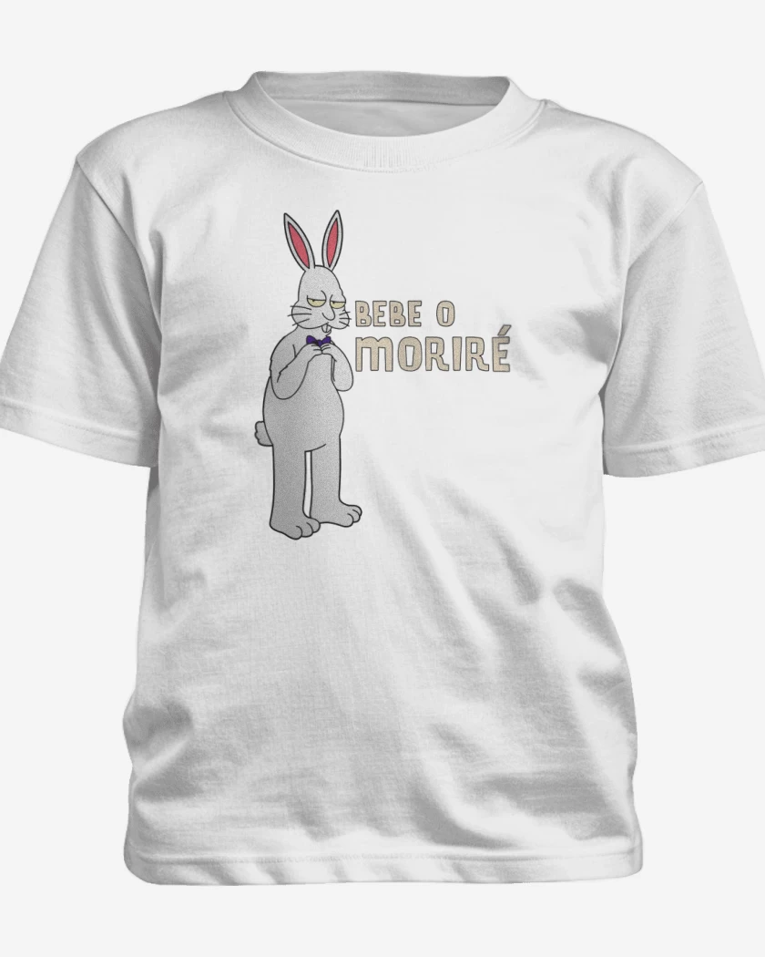 Polera de niño Blanco de Bebe o moriré