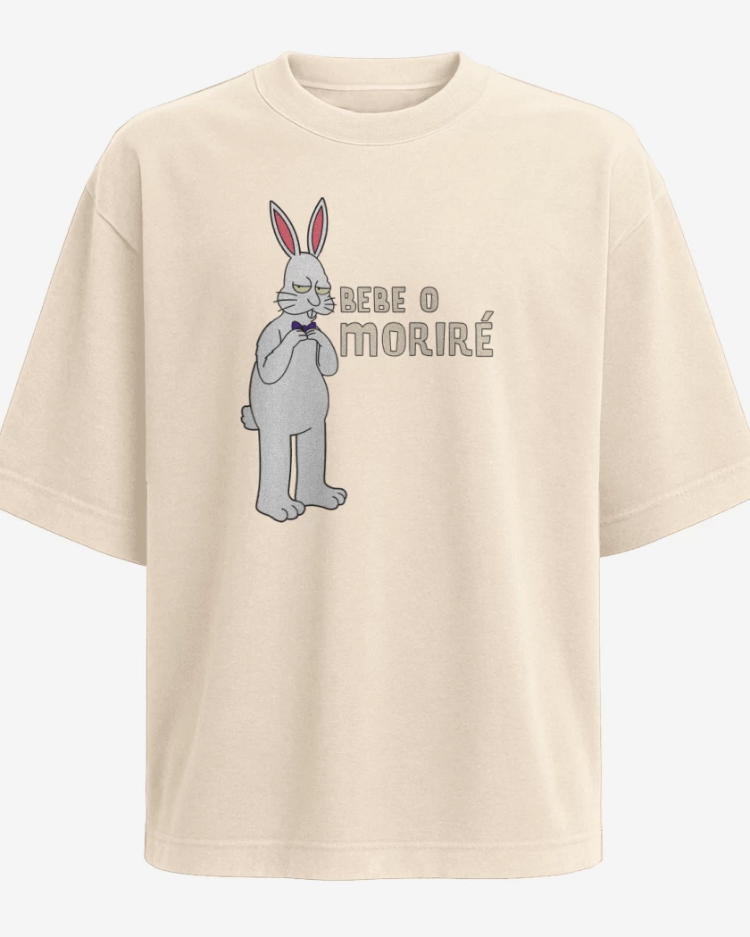Polera Oversize Bebe o moriré