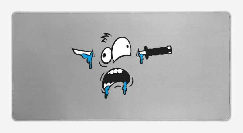 Mouse pad Gamer Gris Melange de Apuñalao