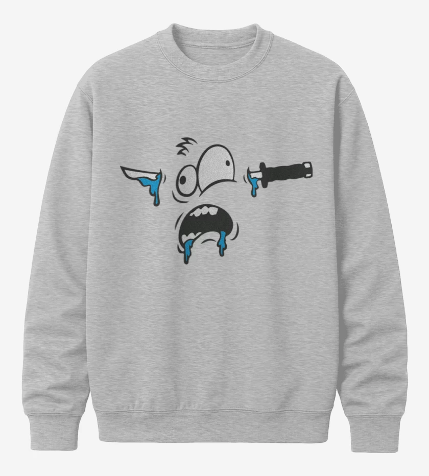 Poleron polo Gris Melange de Apuñalao