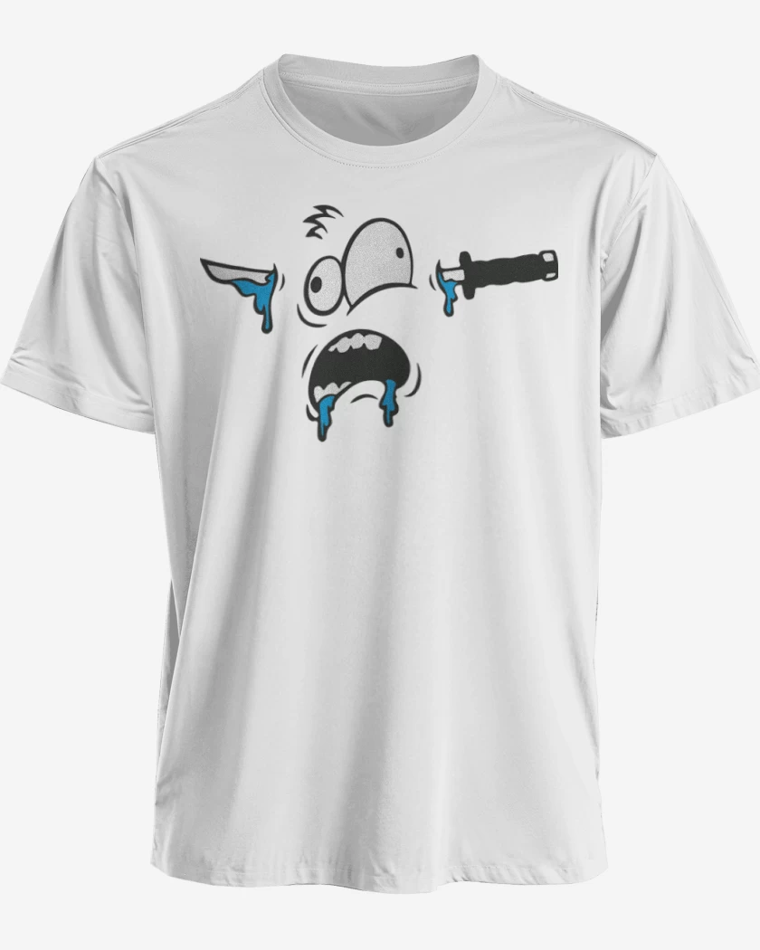 Polera premium Blanco de Apuñalao