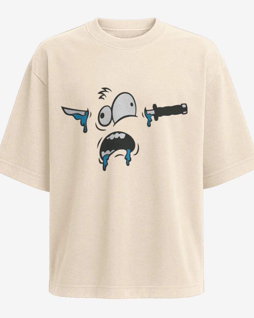 Polera Oversize Beige de Apuñalao