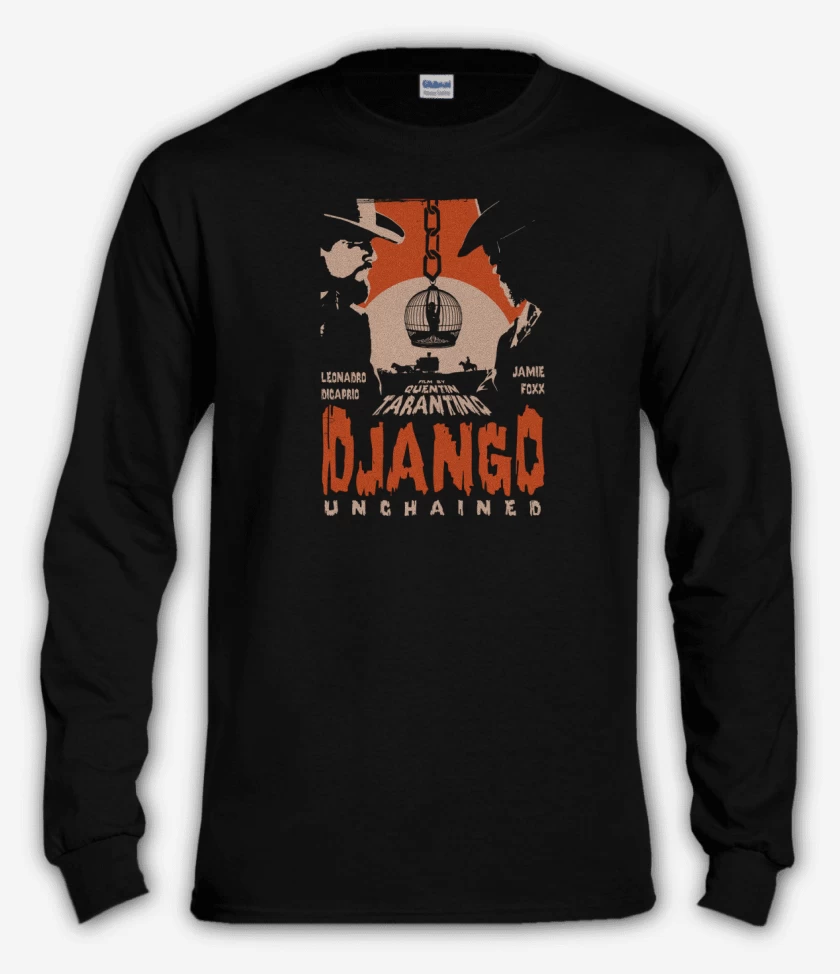 Polera manga larga Negro de Django