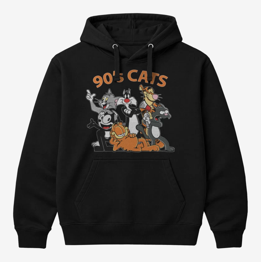 Polerón Canguro Gatos de los 90s