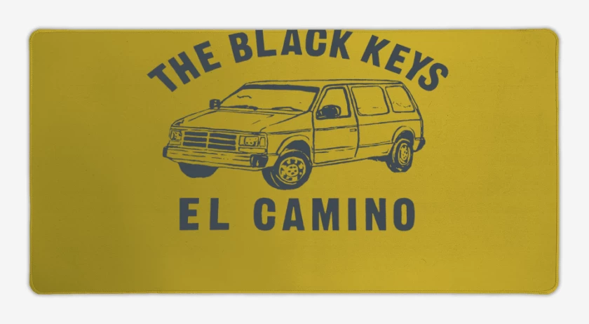Mouse pad Gamer Amarillo de El camino