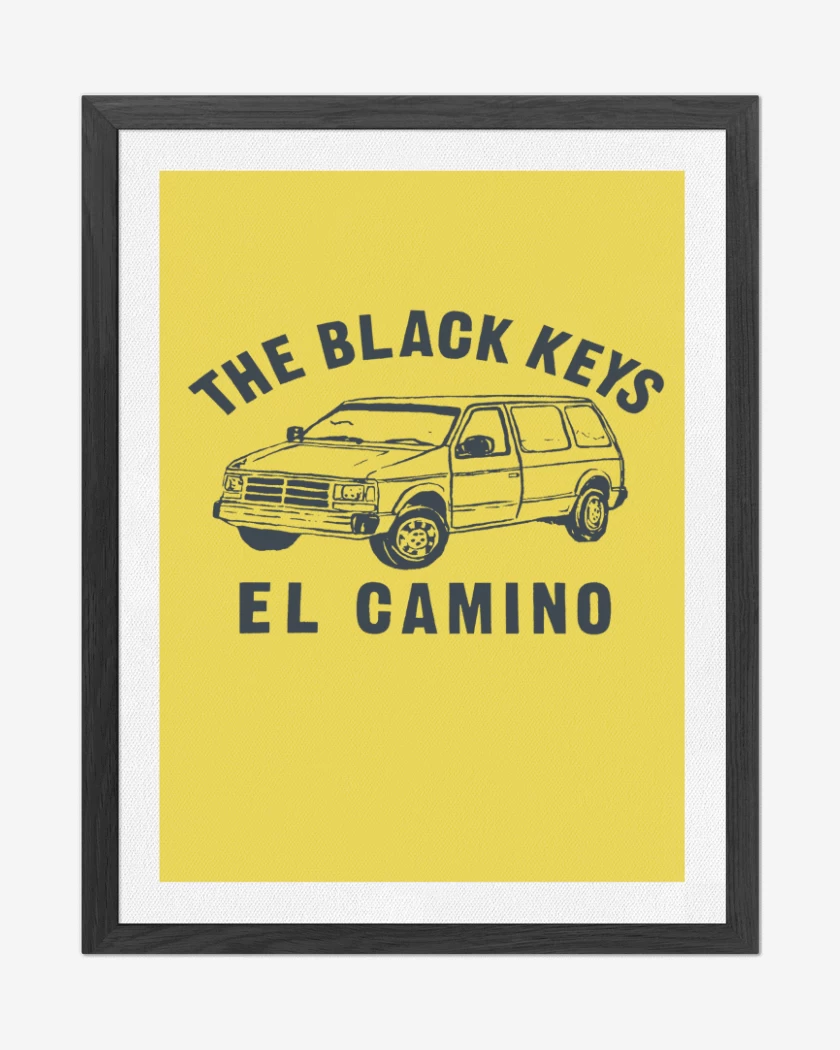 Cuadro decorativo Amarillo de El camino