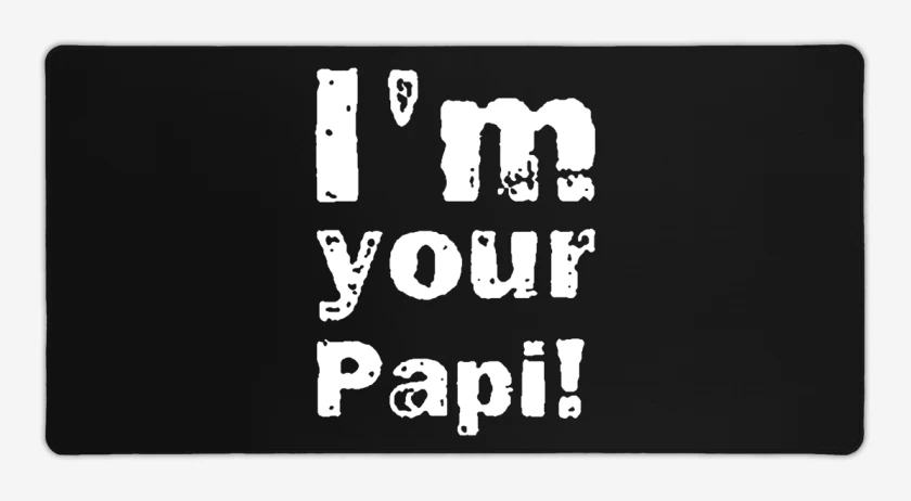 Mouse pad Gamer Negro de Im your papi