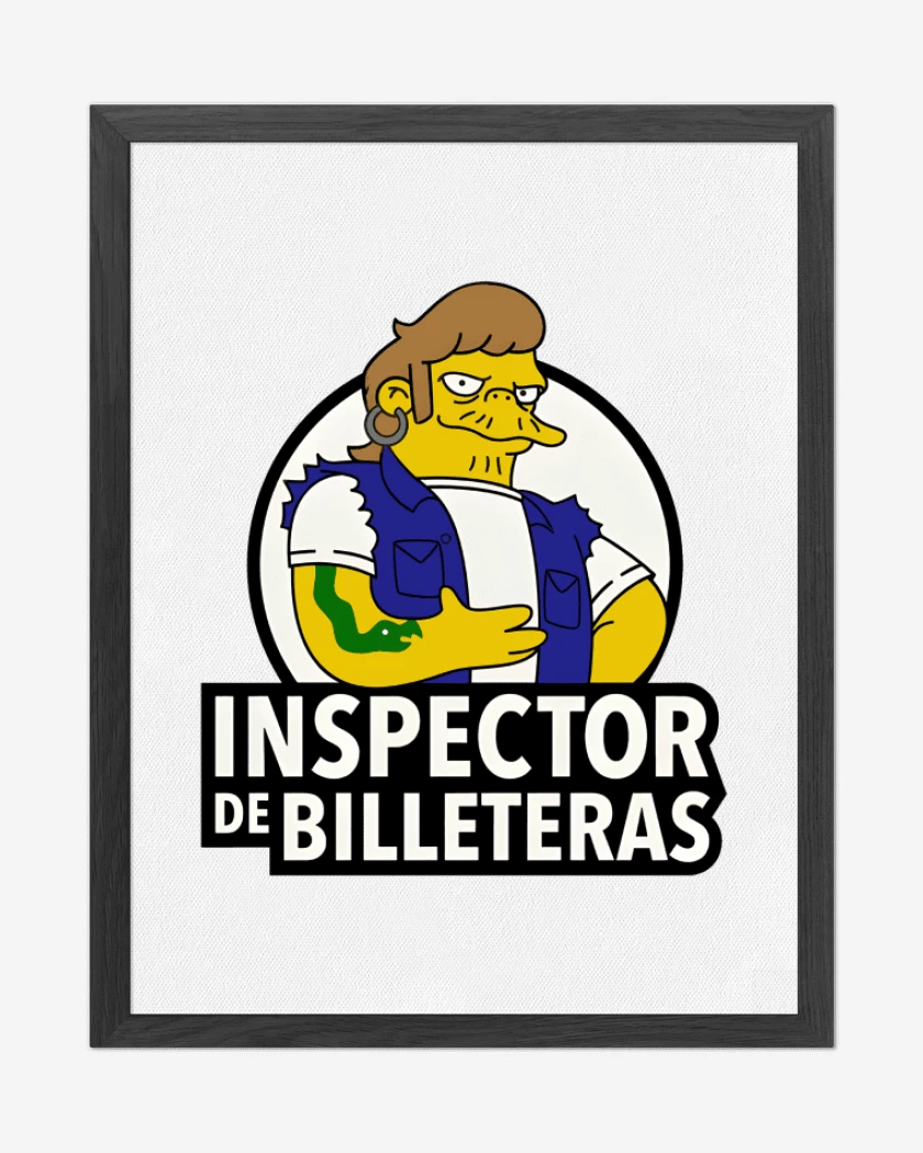 Cuadro decorativo Inspector de billeteras