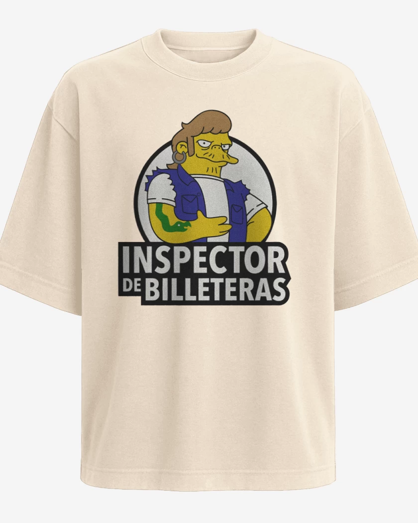 Polera Oversize Inspector de billeteras