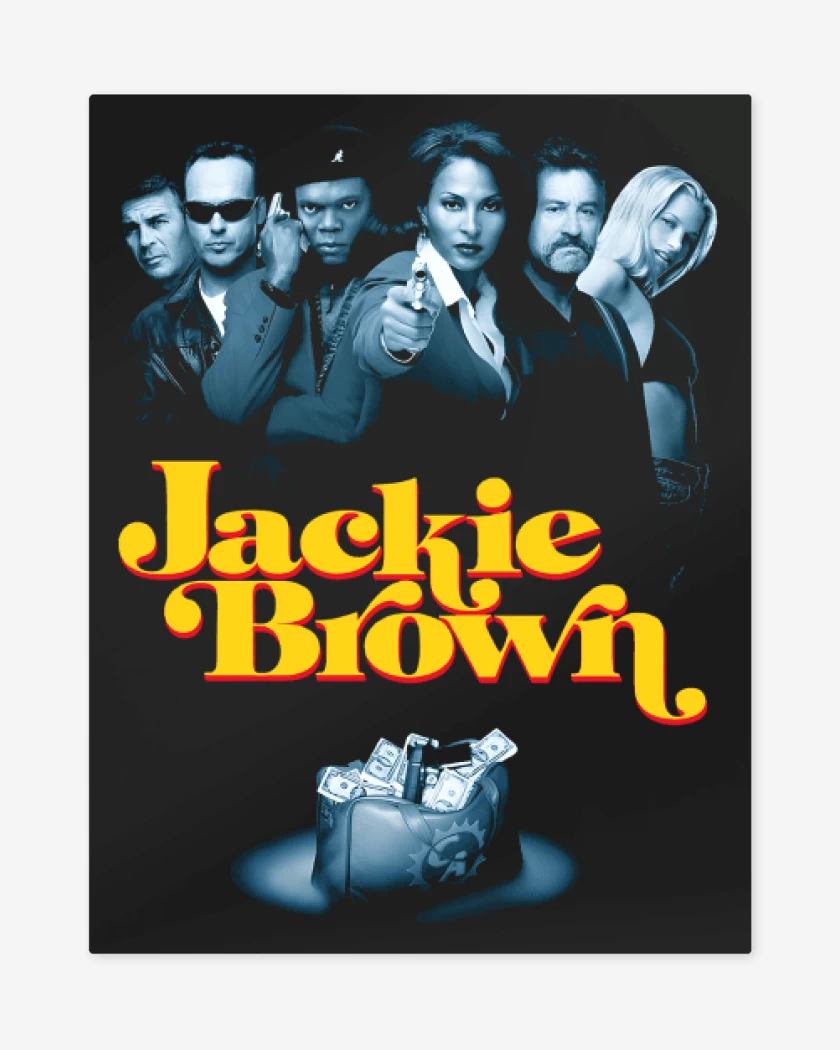Print metalico Negro de Jackie Brown