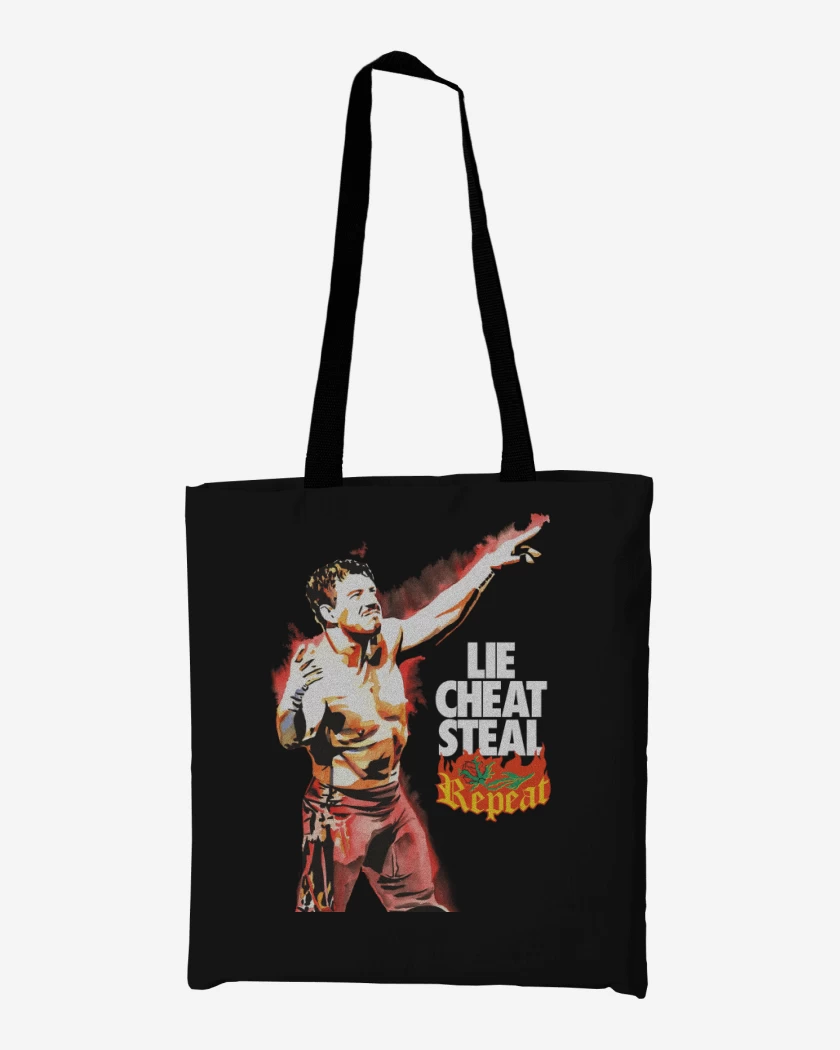Totebag Lie Cheat Steal