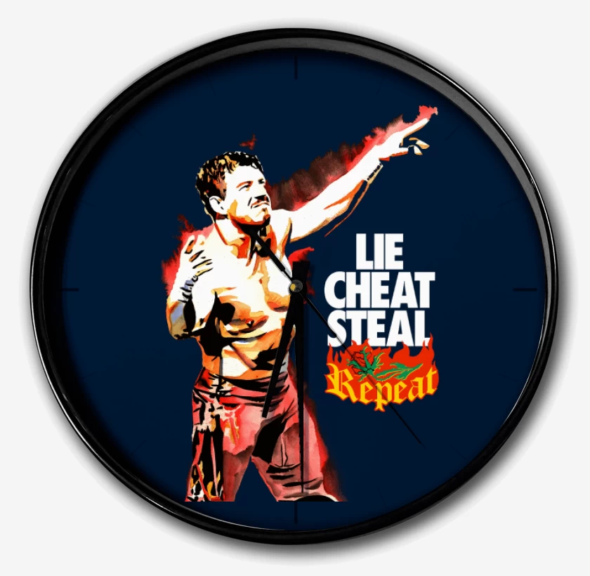 Reloj Azul Marino de Lie Cheat Steal