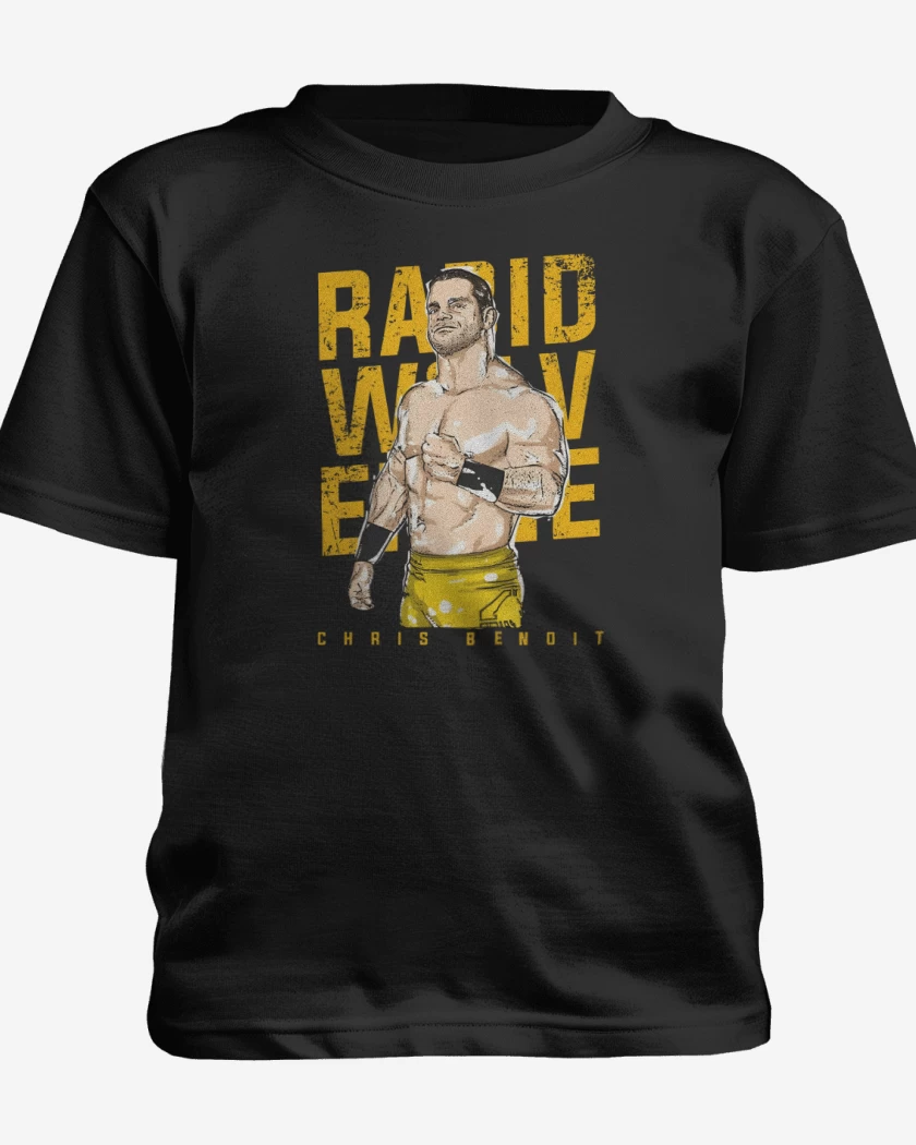 Polera de niño Negro de Rabid Wolverine
