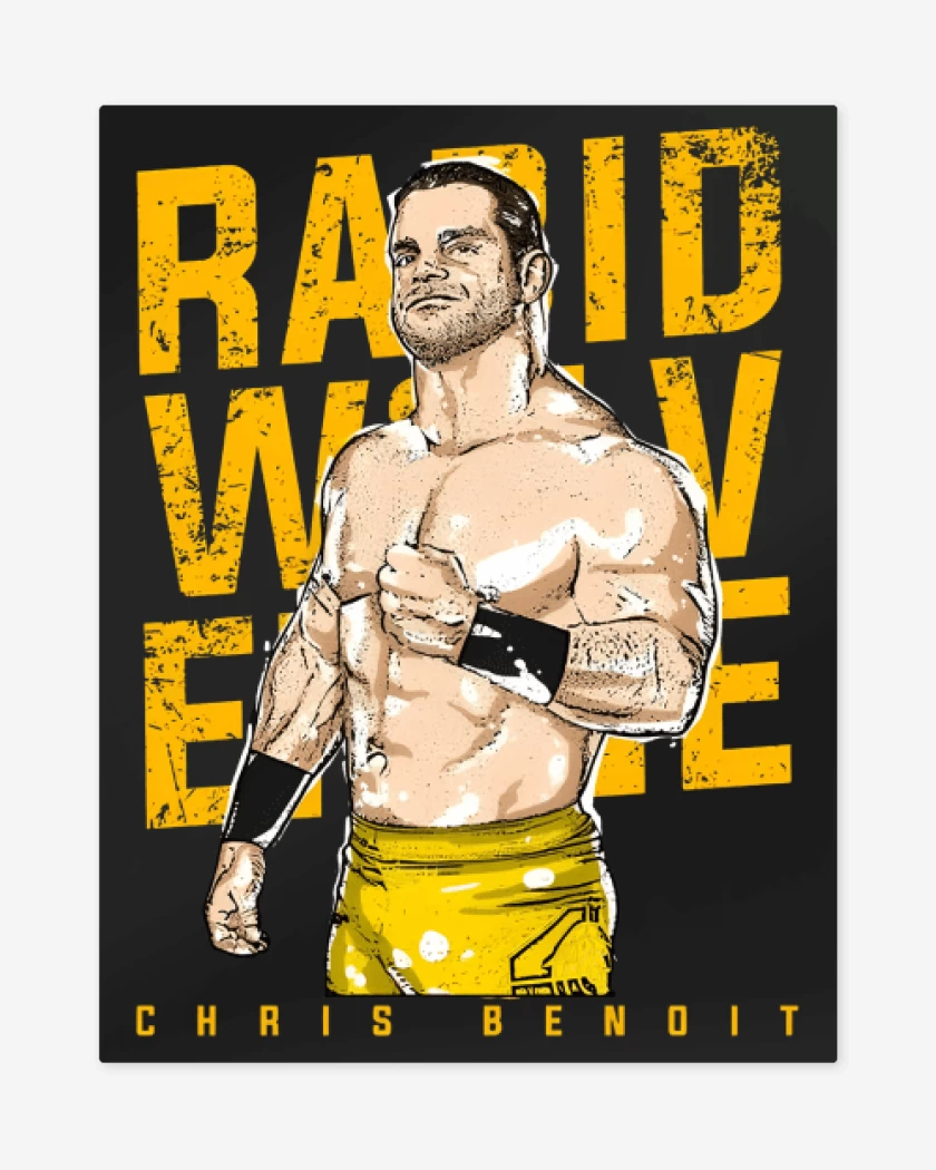 Print metalico Negro de Rabid Wolverine